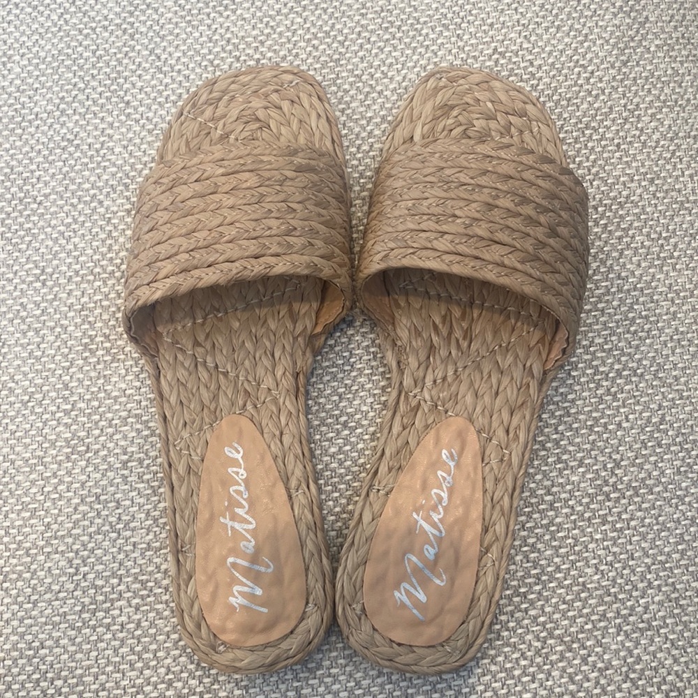 Woven Sandal Slide Size 10